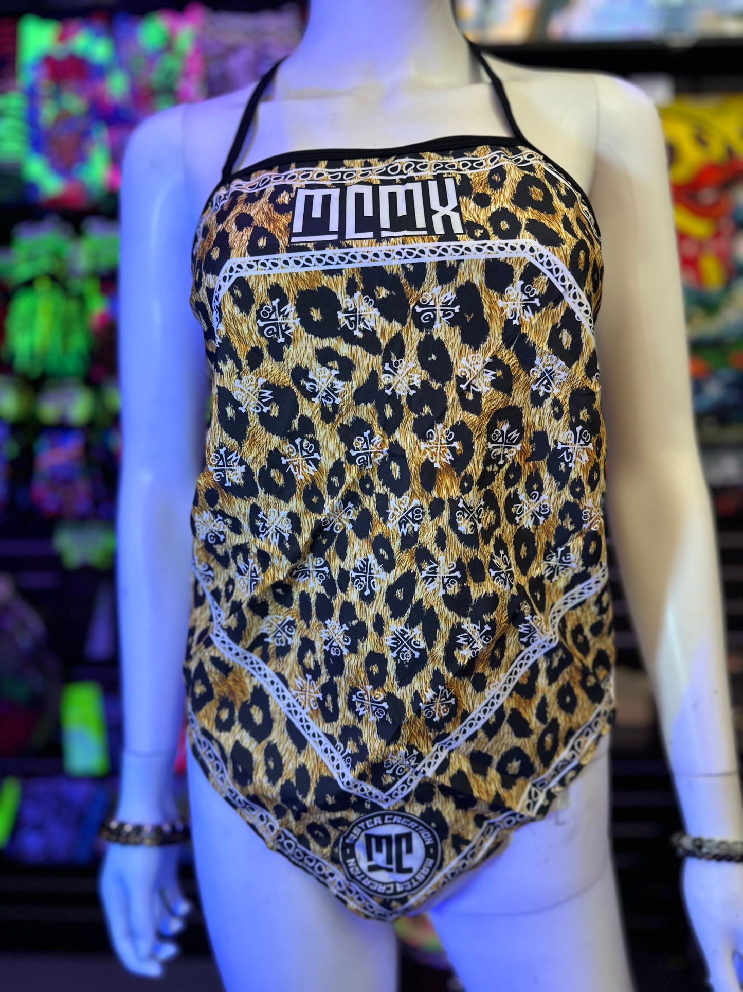 Cheetah Bandana Top