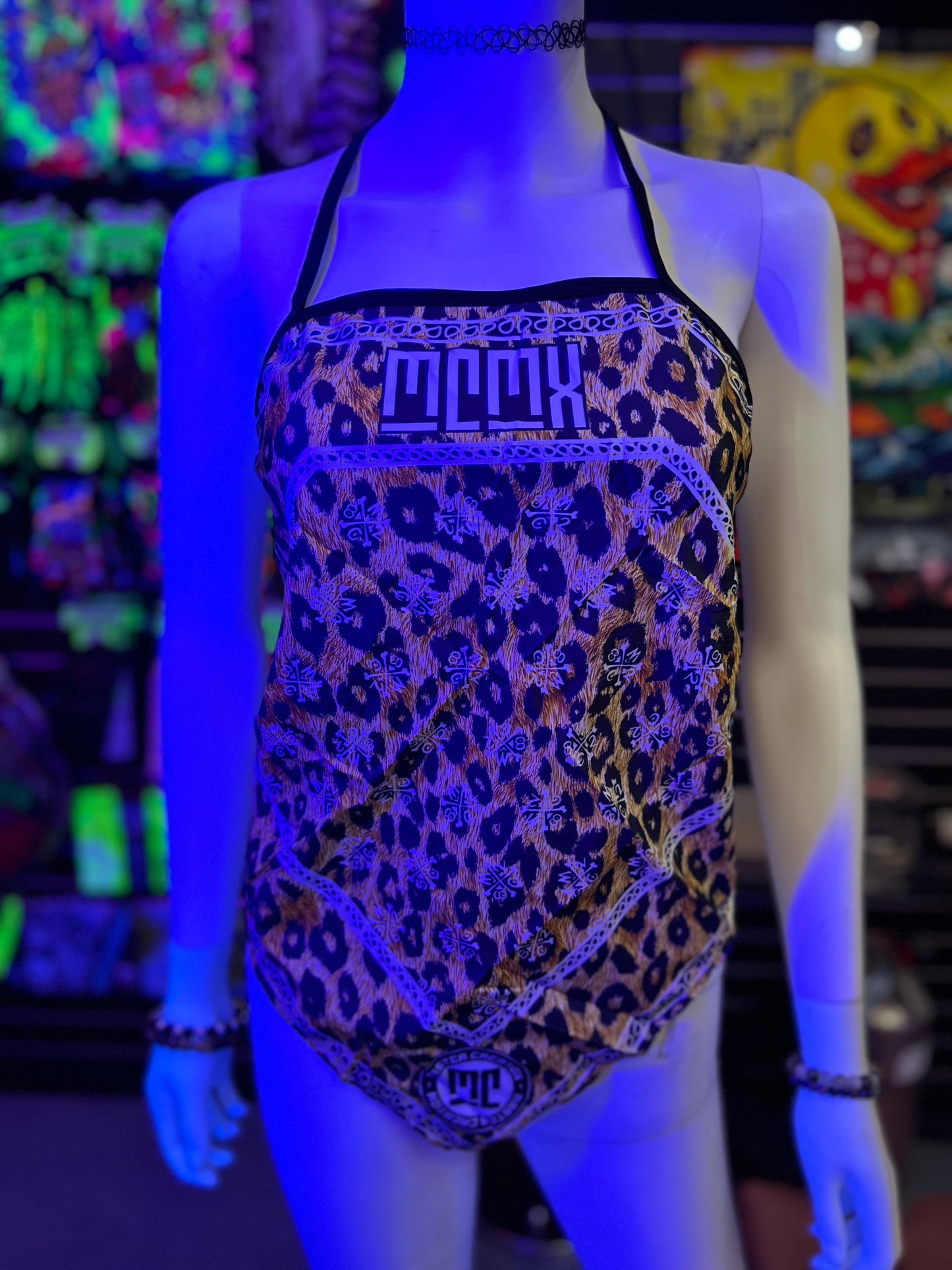 Cheetah Bandana Top