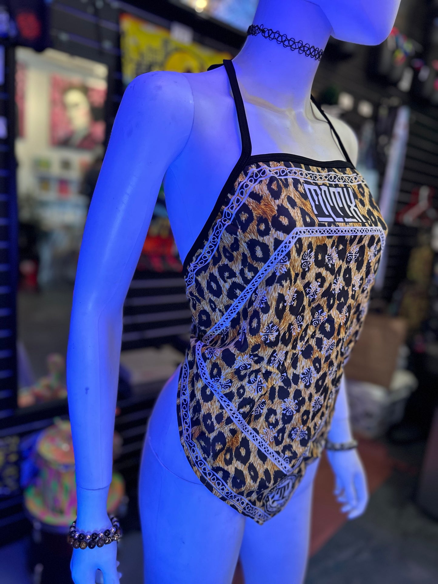 Cheetah Bandana Top