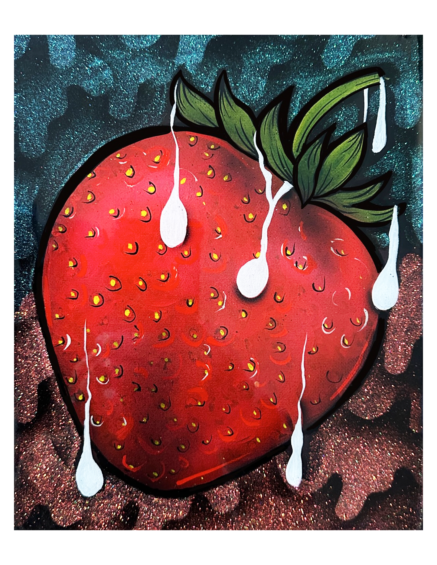 Strawberries & Cream Print