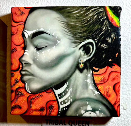 TRIBAL QUEEN Mini Canvas