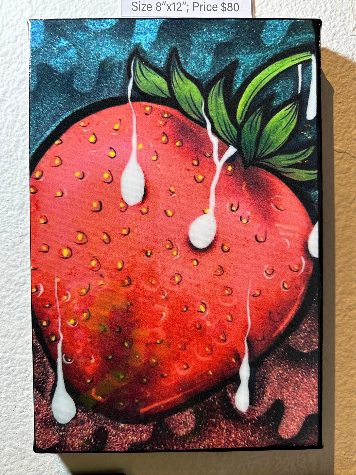 Strawberries & Cream Mini Canvas