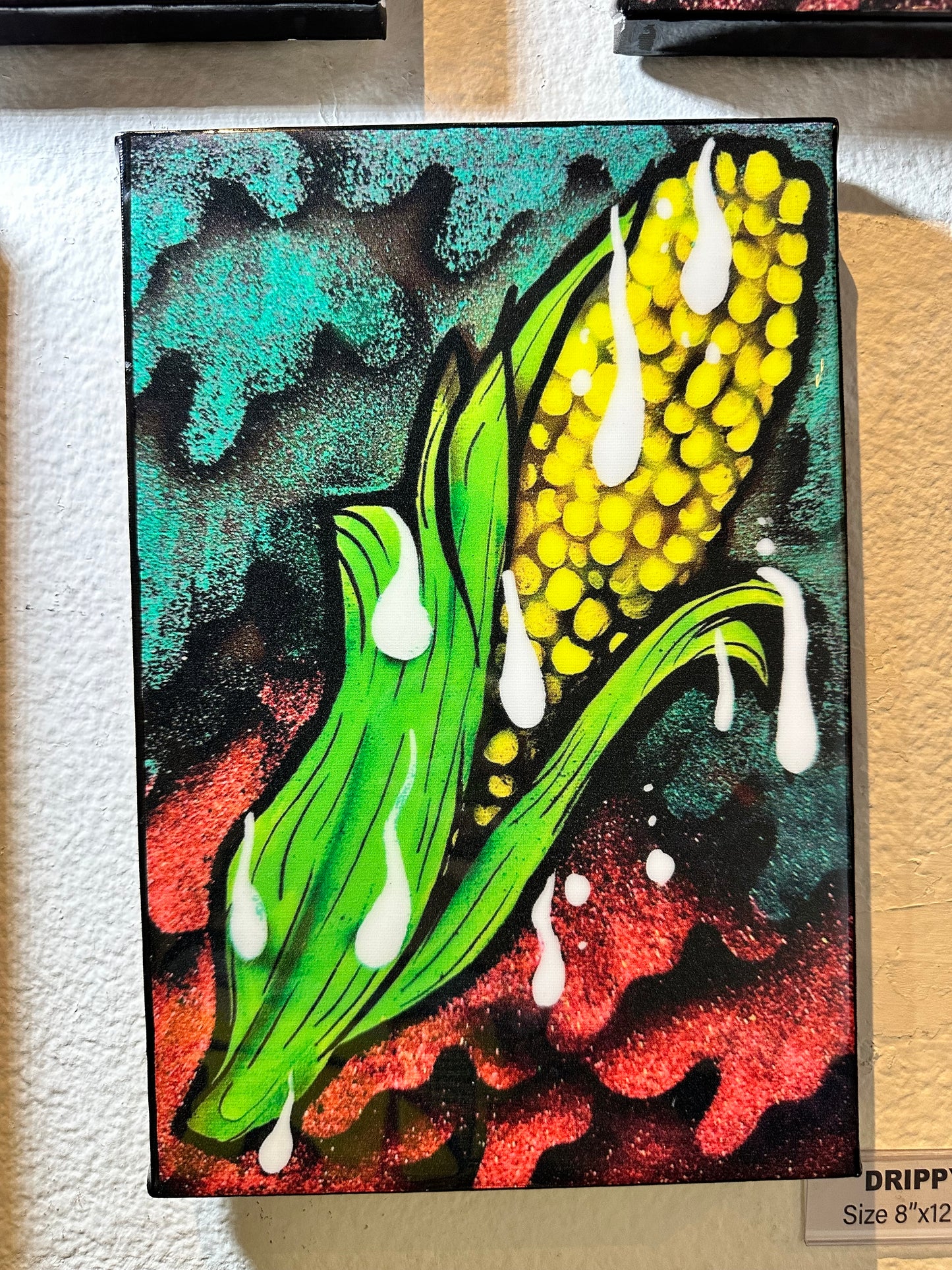 Drippy Corn Mini Canvas