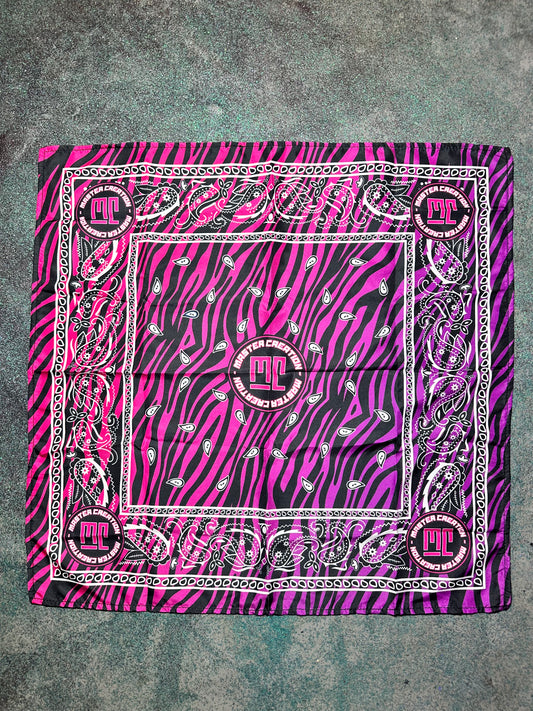 Purple Zebra Bandana