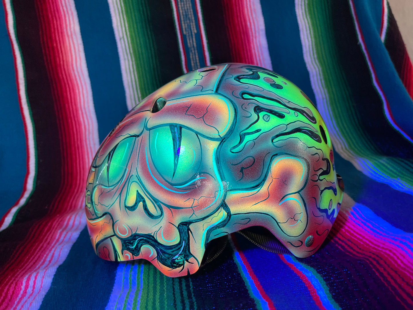 Drippin Skully - Medium Helmet